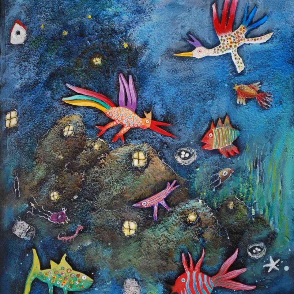 Birds & Fishes Underwater