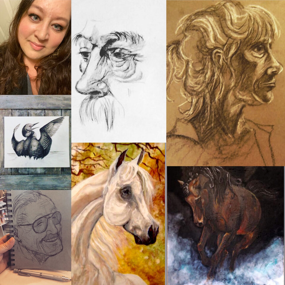 Collage of Various Artwork