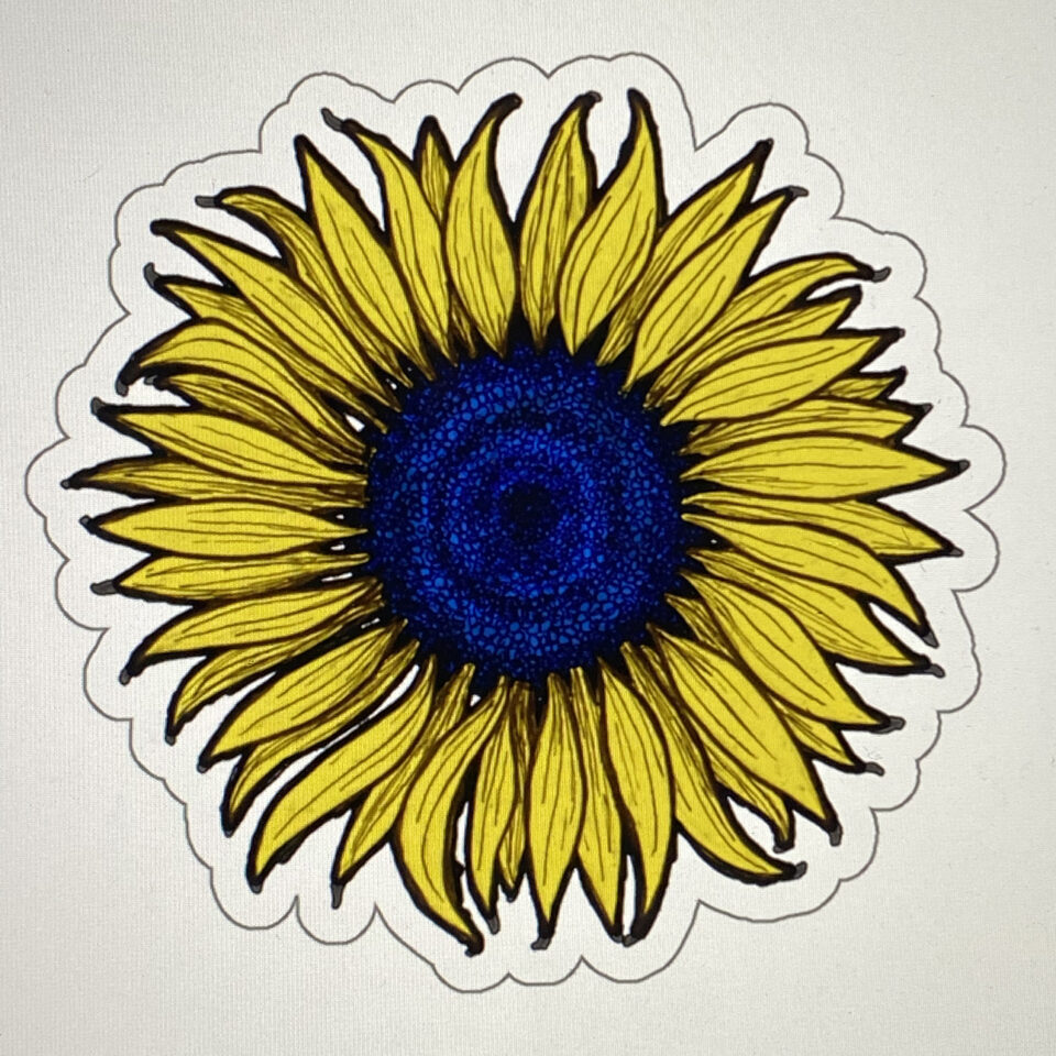 Sunflower Decal