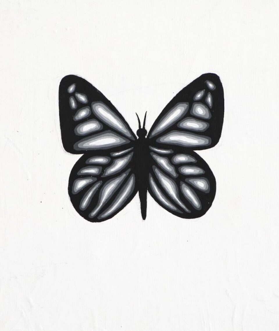 Monochrome Butterfly