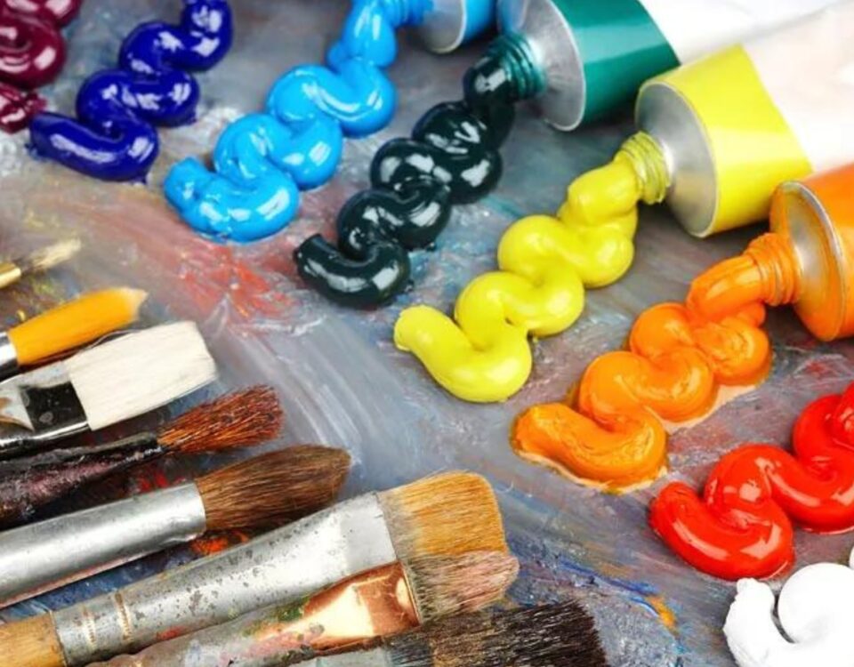 Second annual art supply swap at the QAC