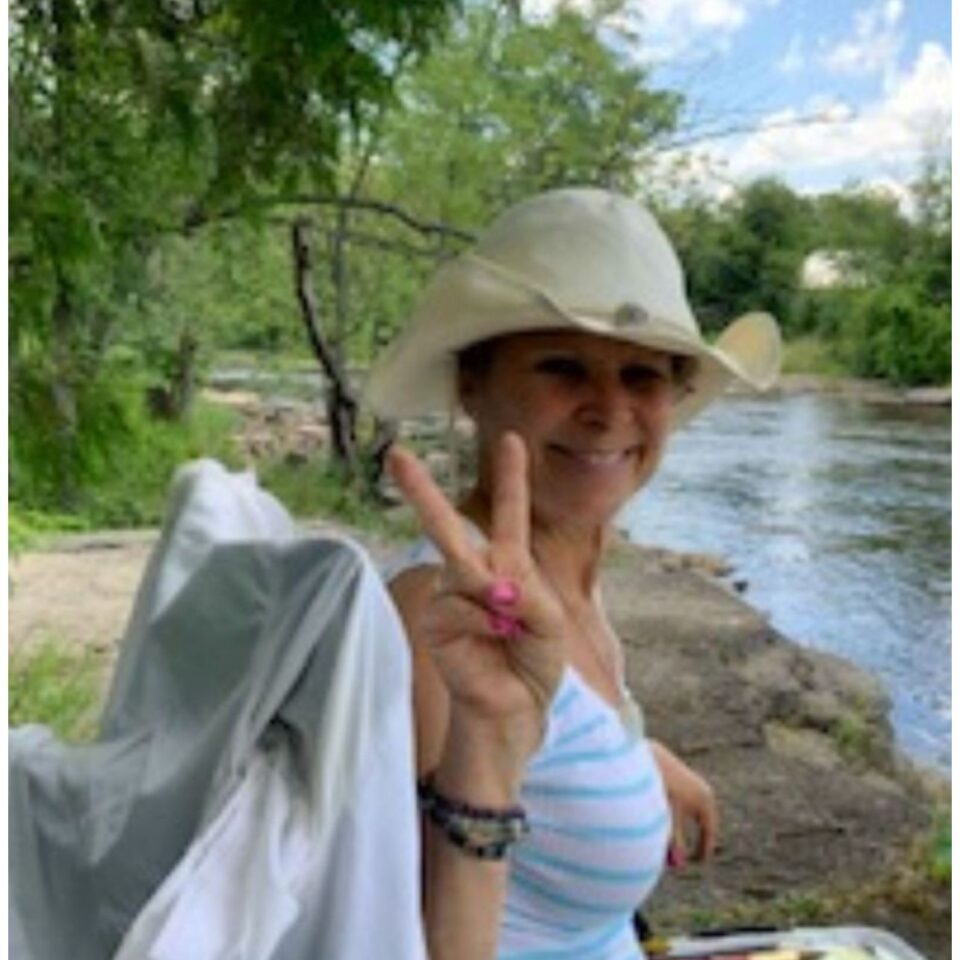 Saying hi at Plein Air