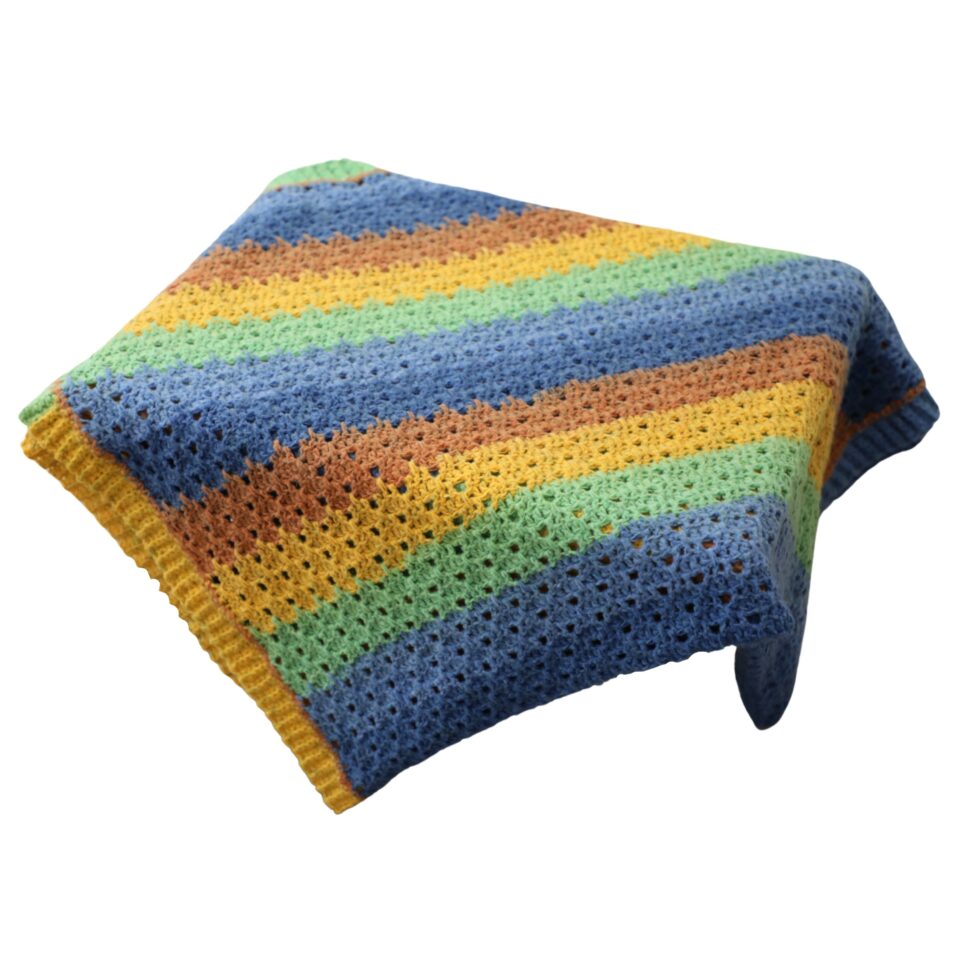 Sun and Sea Larksfoot Blanket