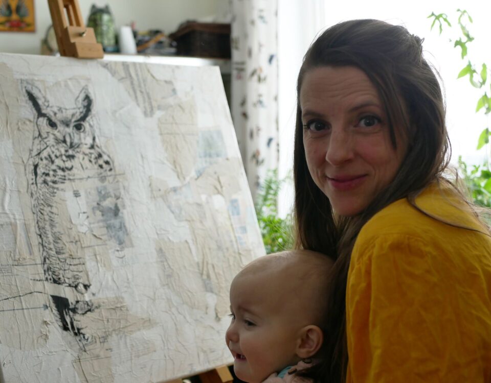 Visual artist inspired by children, nature, and Kanien‛kehaka ancestry