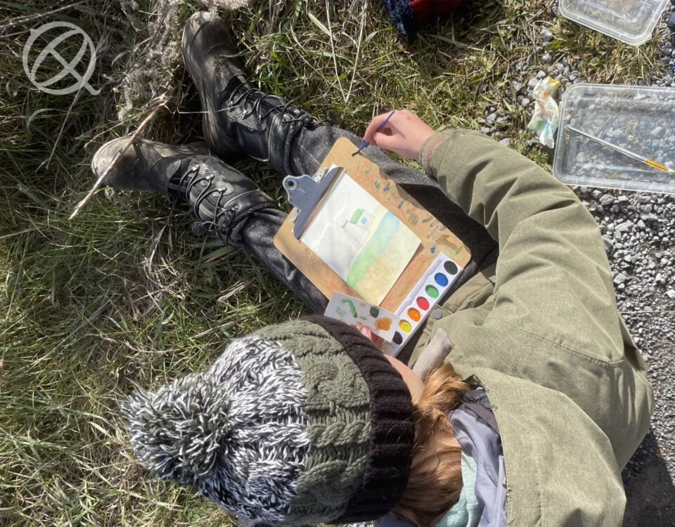 Watercolour in the Woods