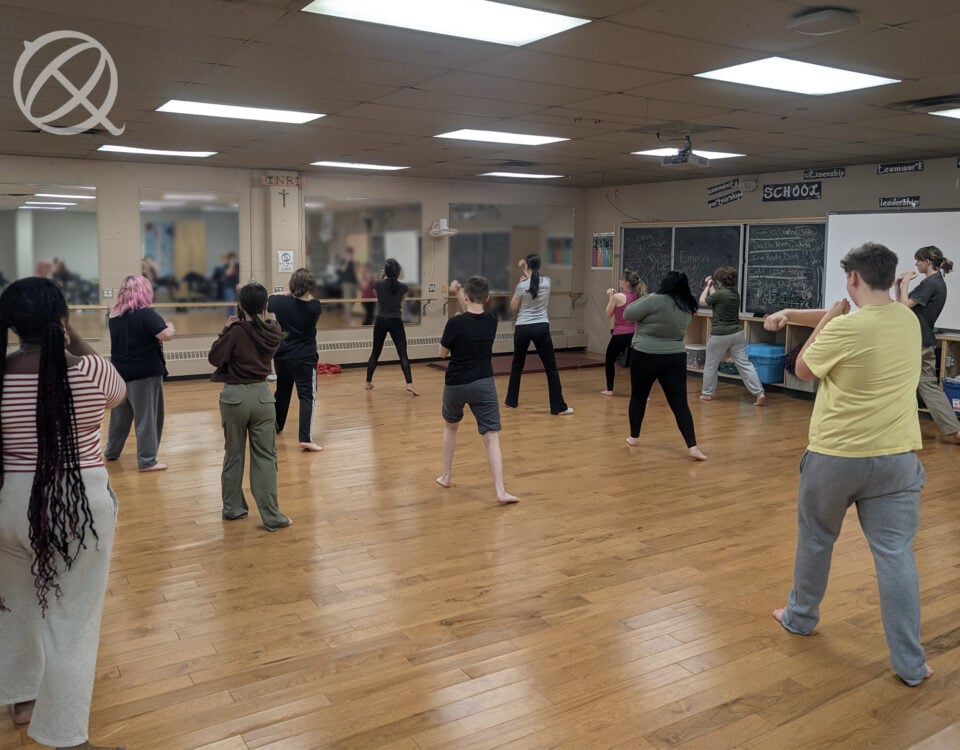 QAC supports Stage Combat Masterclass